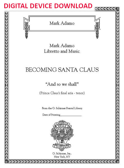 And So We Shall from 'Becoming Santa Claus' - Digital (Not Printable)