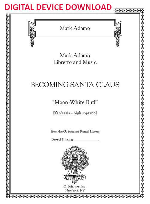 Moon-White Bird from 'Becoming Santa Claus' - Digital (Not Printable)