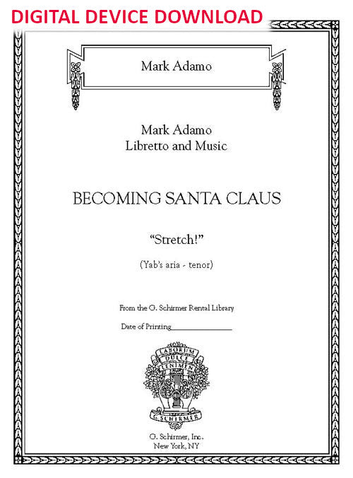 Stretch! from 'Becoming Santa Claus' - Digital (Not Printable)