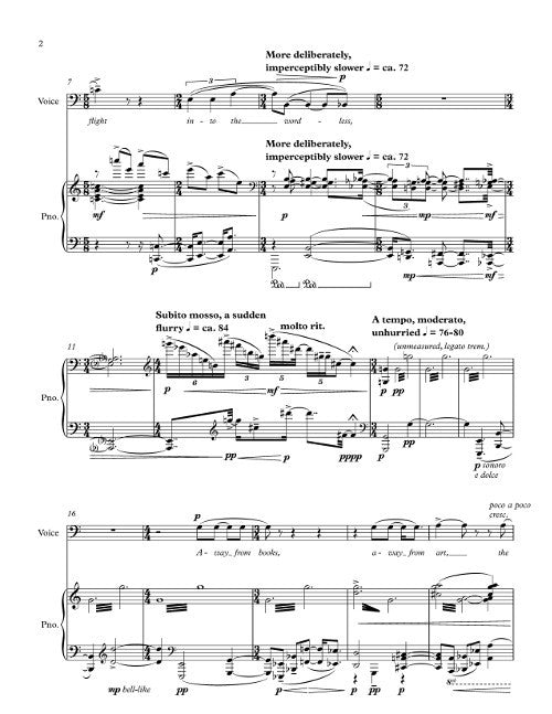 Three Whitman Songs - Digital (Not Printable)