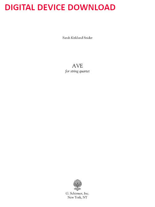 Ave - Digital (Not Printable)