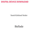 Ballade - Digital (Not Printable)