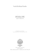 Penelope (vocal score)