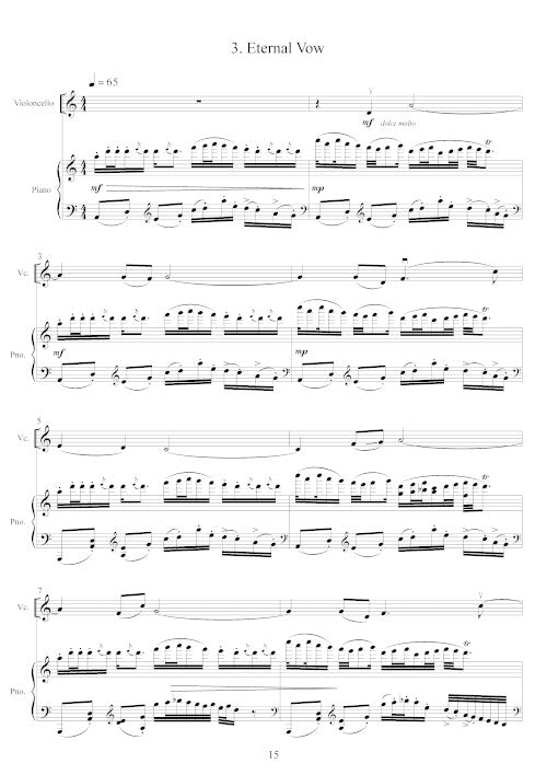 Crouching Tiger Sonata for cello and piano