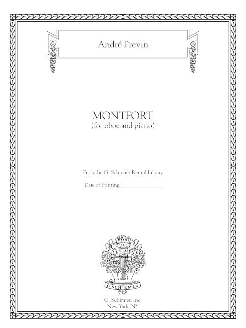 Montfort (for oboe and piano)