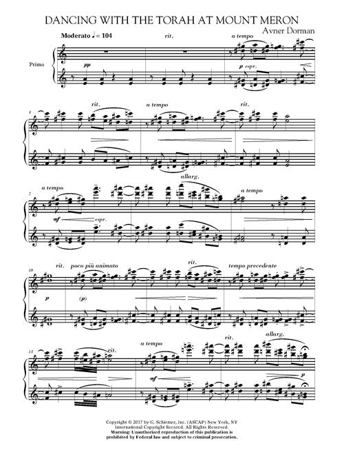 Dancing with the Torah at Mount Meron - Digital (Not Printable)