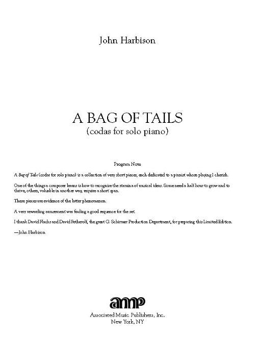 A Bag of Tails (codas for solo piano) - Digital