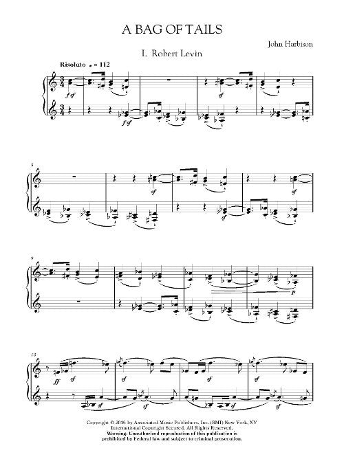 A Bag of Tails (codas for solo piano) - Digital