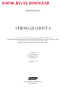 String Quartet No. 6 - Digital (Not Printable)