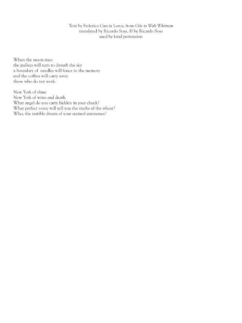 Lorca in the Bronx - Digital (Not Printable)