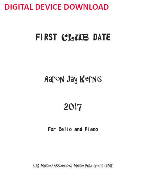 First Club Date - Digital (Not Printable)