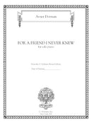 For a Friend I Never Knew (An Anniversary for Lenny)