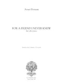 For a Friend I Never Knew (An Anniversary for Lenny)