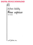 Three Caprices - Digital (Not Printable)