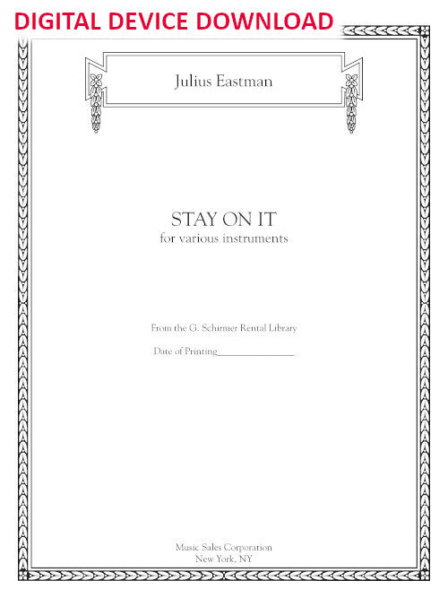 Stay On It - Digital (Not Printable)