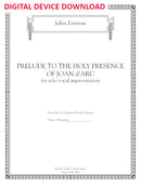 Prelude to the Holy Presence of Joan D'Arc - Digital (Not Printable)