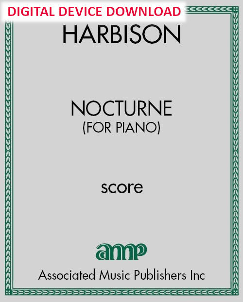 Nocturne (for piano) - Digital (Not Printable)