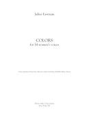 Colors, for 14 women's voices - Digital (Not Printable)