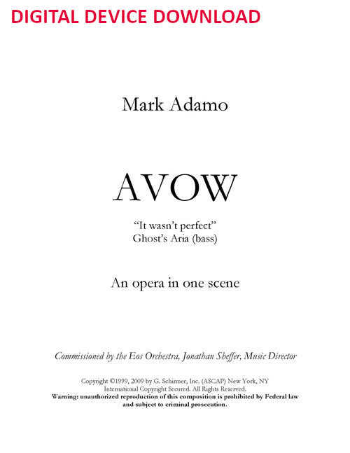 It Wasn't Perfect (from Avow) - Digital (Not Printable)