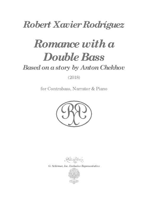 Romance with a Double Bass for narrator, bass, piano