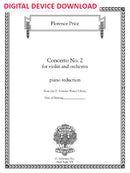Violin Concerto No. 2 (piano reduction) - Digital (Not Printable)