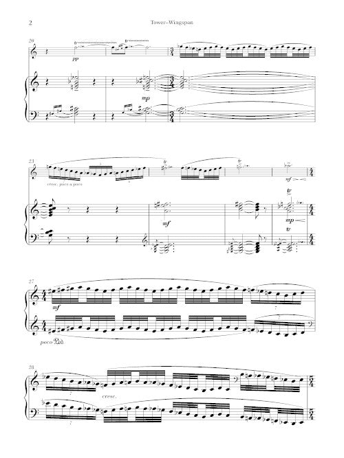 Wingspan (clarinet and piano) - Digital (Not Printable)