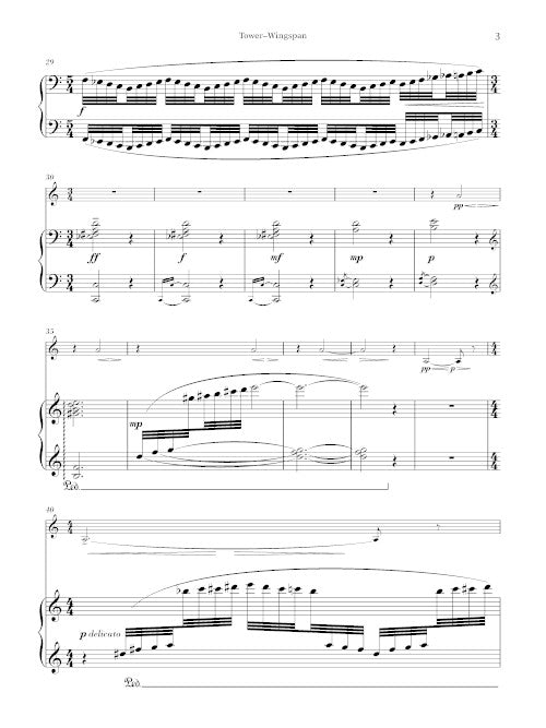 Wingspan (clarinet and piano) - Digital (Not Printable)