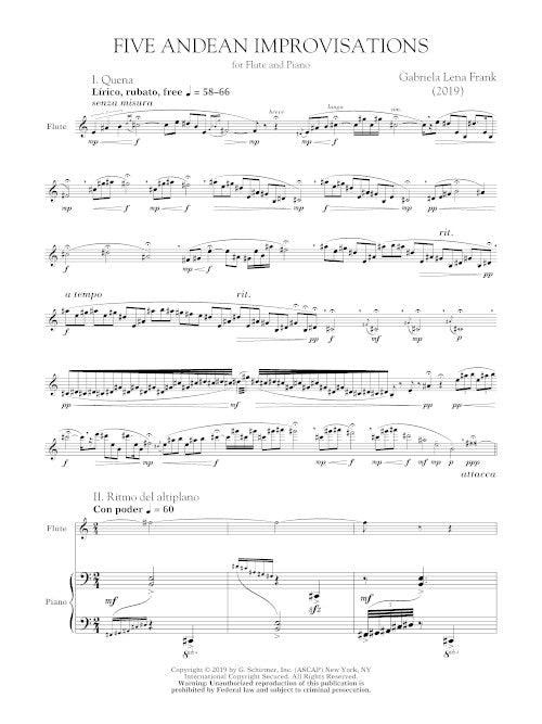 Five Andean Improvisations