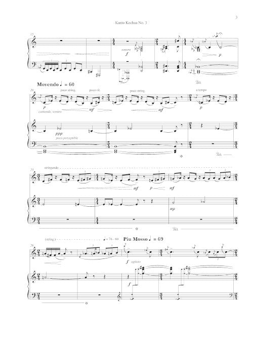 Kanto Kechua No. 3 (for flute and piano)