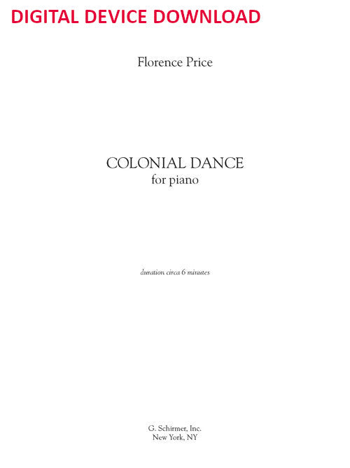 Colonial Dance - Digital