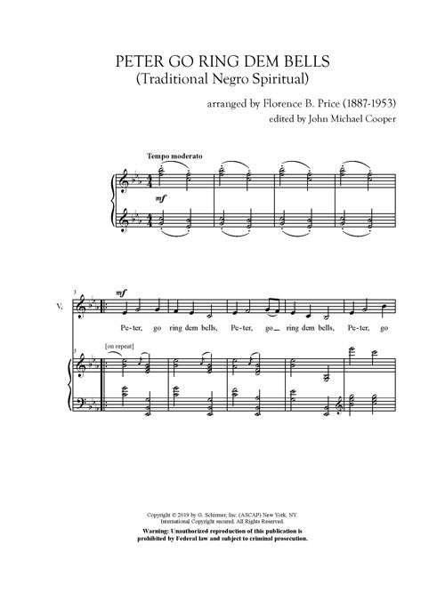 Peter Go Ring dem Bells - Digital (Not Printable)