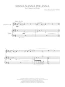 Ninna Nanna Per Anna (clarinet and piano)