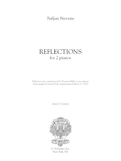 Reflections (for two pianos)
