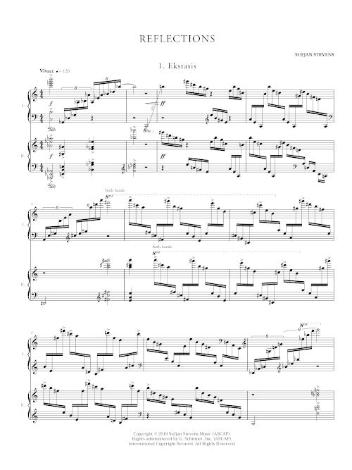 Reflections (for two pianos)