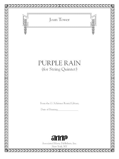 Purple Rain (for viola quintet)