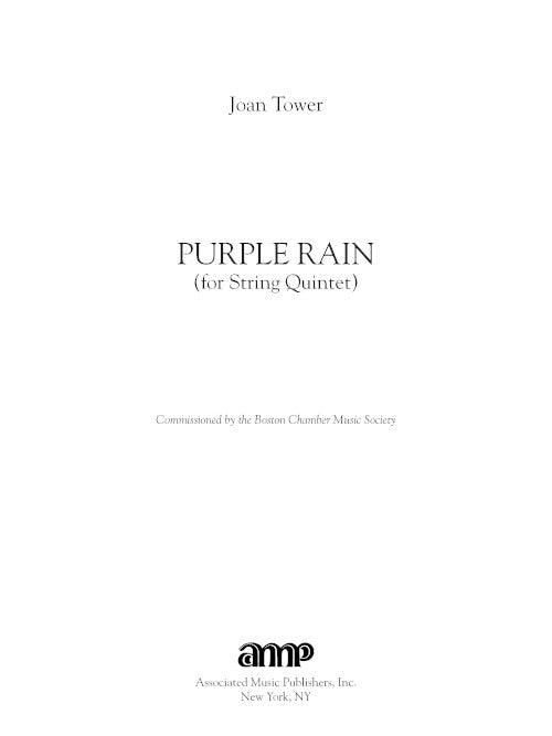 Purple Rain (for viola quintet)