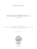 Soliloquio Serrano No. 2 (for viola)