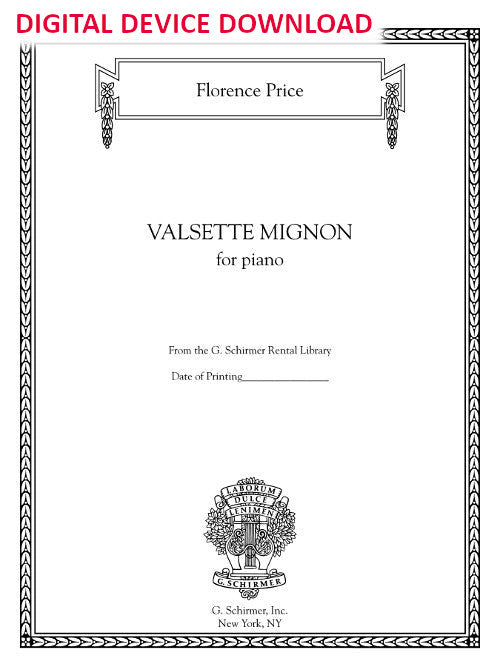 Valsette Mignon - Digital (Not Printable)