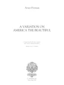A Variation on America the Beautiful (for piano) - Digital (Not Printable)