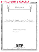 Getting the Upper Hand on America (Two Variations for America/Beautiful) for piano right hand - Digital (Not Printable)
