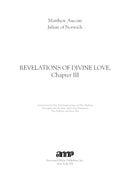 Revelations of Divine Love, Chapter III for Baritone and piano