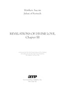 Revelations of Divine Love, Chapter III for Baritone and piano - Digital (Not Printable)