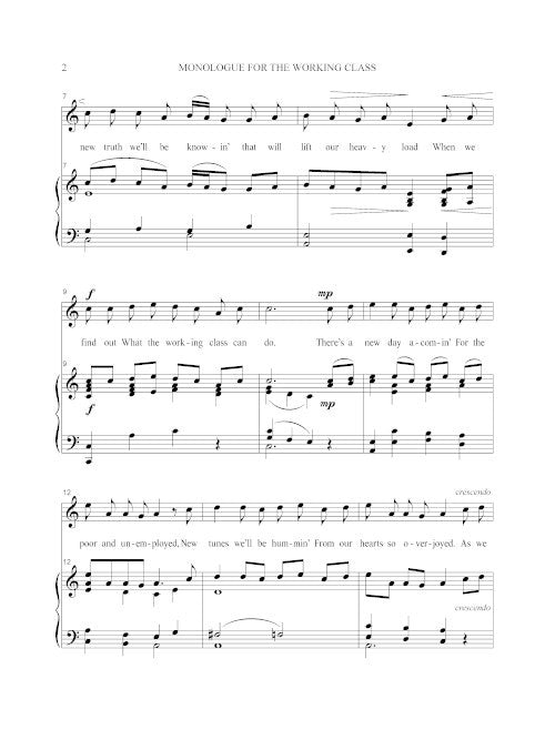 Monologue for the Working Class - Digital (Not Printable)