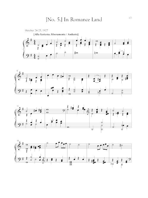 Seven Descriptive Pieces - Digital (Not Printable)