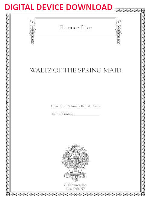 Waltz of the Spring Maid - Digital