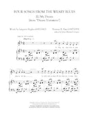 Four Songs from The Weary Blues - Digital (Not Printable)