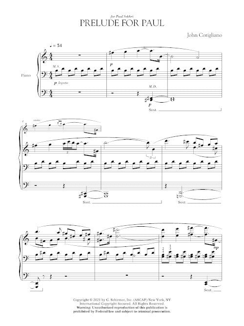 Prelude for Paul - Digital (Not Printable)