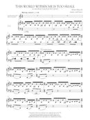 This World Within Me is Too Small (from Song from the Uproar) - Digital (Not Printable)