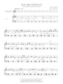 You Are the Dust (from Song from the Uproar, for mezzo and piano) - Digital (Not Printable)