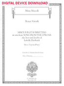 Mektoub (It Is Written, from Song from the Uproar) - Digital (Not Printable)